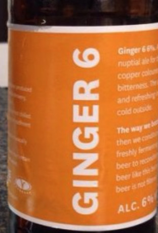 Marble Beers Ginger 6%