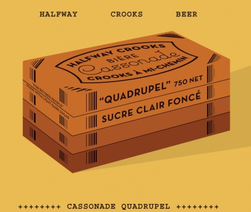 Halfway Crooks Beer Cassonade Quadrupel