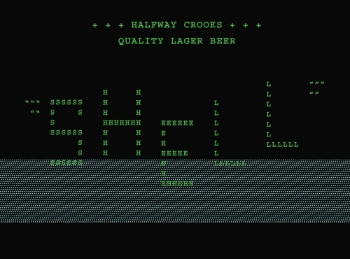 Halfway Crooks Beer Shell