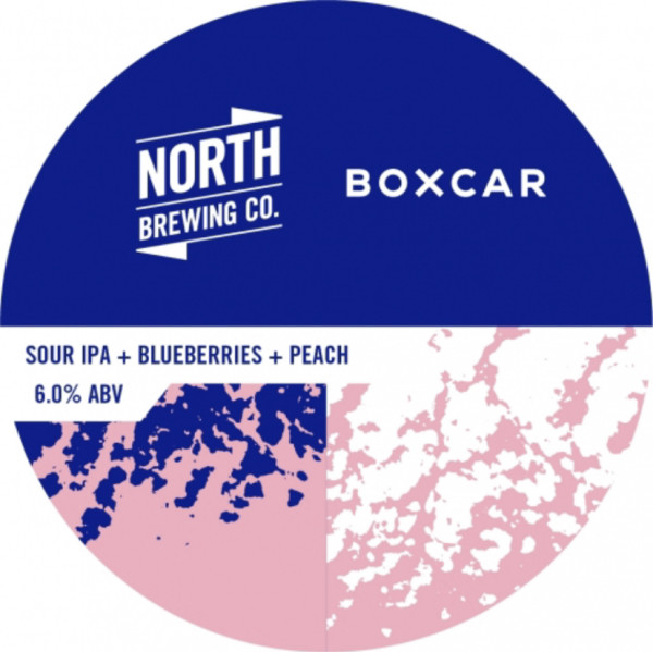 North Brewing Co Sour IPA + Blueberries + White Peach
