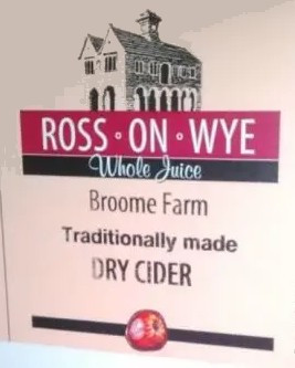 Ross On Wye Cider & Perry (Broome Farm) Broome Farm Dry Cider