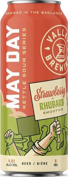 Valley Brewing - Drumheller May Day Kettle Sour - Strawberry + Rhubarb Smoothie