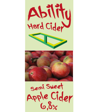Ability Drinks Semi Sweet Hard Apple Cider