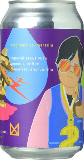 Marz Community Brewing Co. King Kona Vs. Marzilla