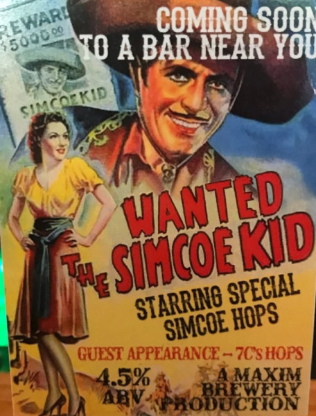 Maxim Brewery Simcoe Kid