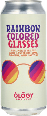 Ology Brewing Company Rainbow Colored Glasses