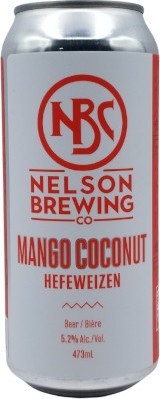Nelson Brewing Company Mango Coconut Hefeweizen