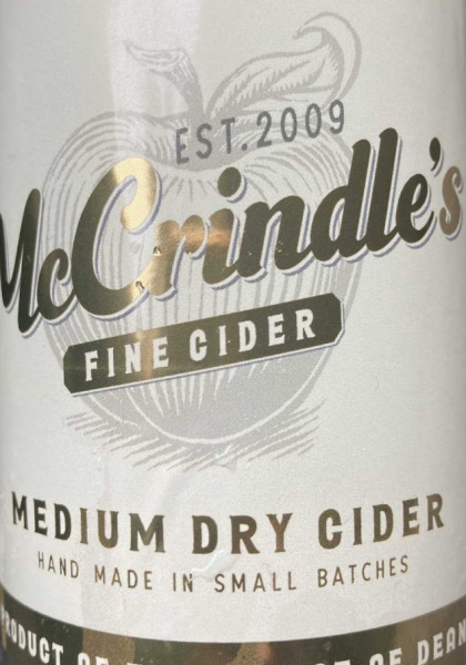 McCrindle's Cider Medium Dry (Draught)