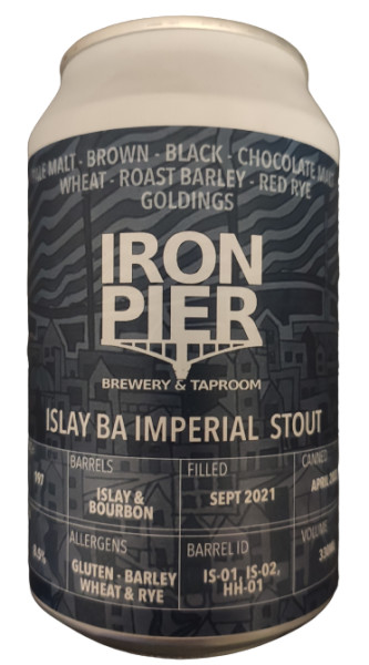 Iron Pier Brewery Imperial Stout - Islay Barrel