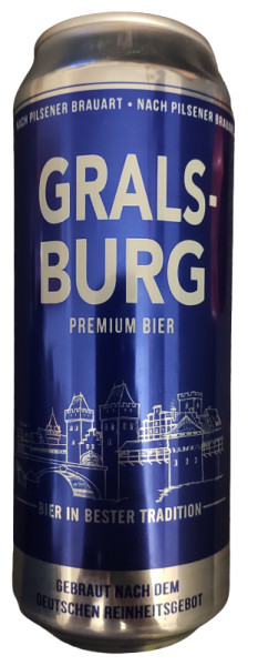Brauerei Zum Schwarzen Adler Gralsburg Premium Bier