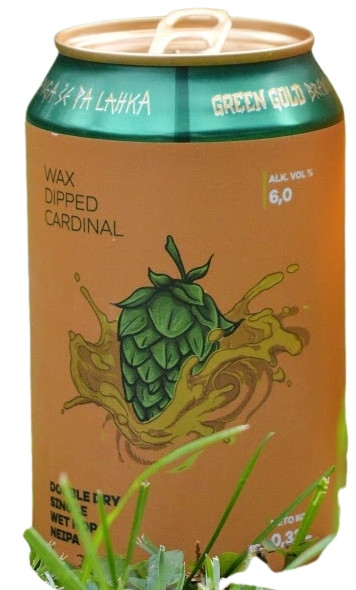 Green Gold Brewing Wax Dipped Cardinal