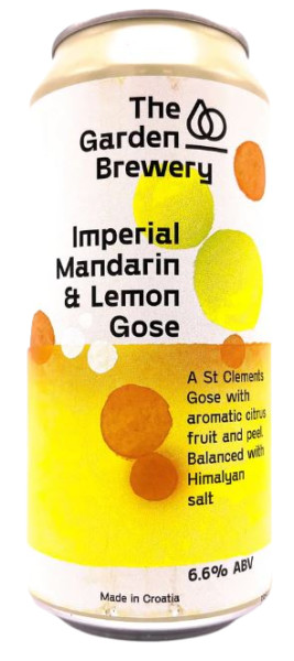 The Garden Brewery Imperial Mandarin & Lemon Gose