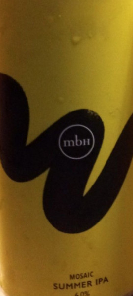 Mobberley Brewhouse (MBH) Summer IPA