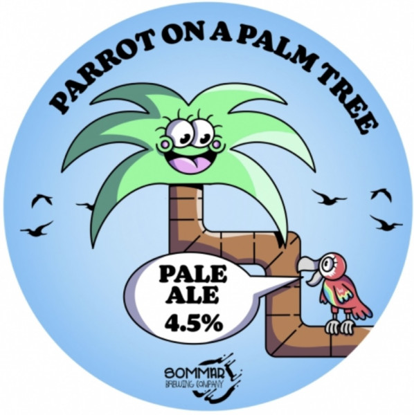 Sommar Brewing Company Parrot on a Palm Tree