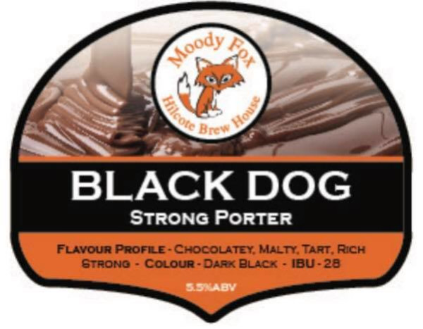Moody Fox Brewing Co. Black Dog - Strong Porter