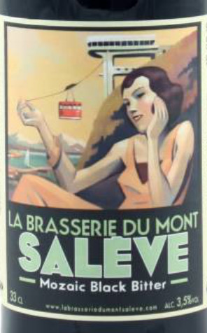 La Brasserie du Mont Salève Mozaic Black Bitter