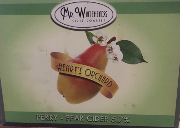 Mr Whitehead's Cider Henry’s Orchard Perry