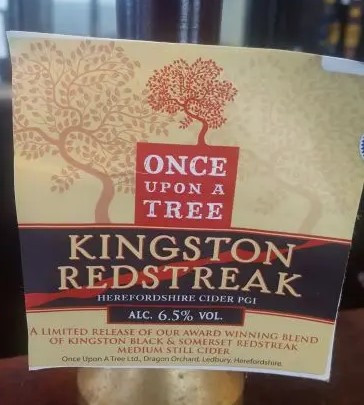 Once Upon A Tree Kingston Redstreak (Draught)