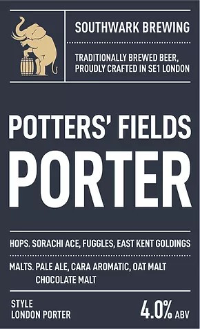 Southwark Brewing Company Potters' Field Porter