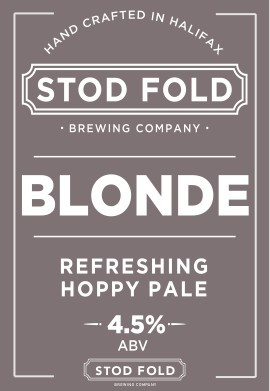 Stod Fold Brewing Blonde