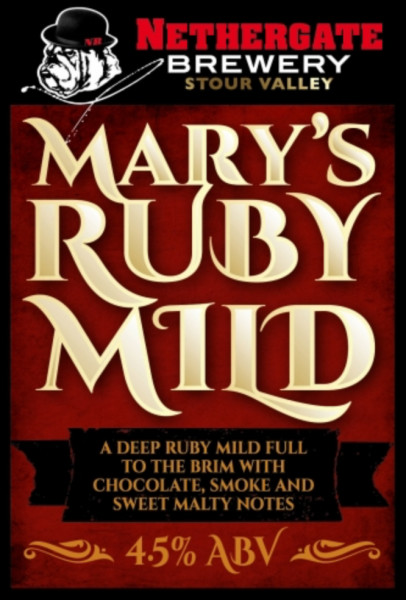 Nethergate Brewery Mary's Ruby Mild