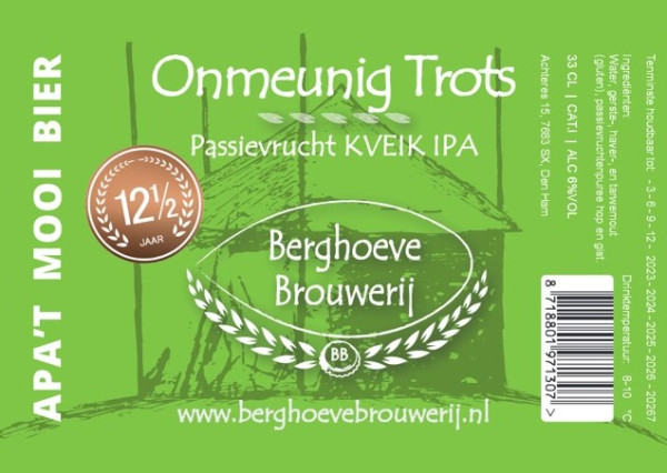 Berghoeve Brouwerij Onmeunig Trots
