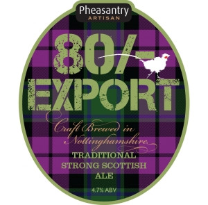 Pheasantry Brewery 80/- Export