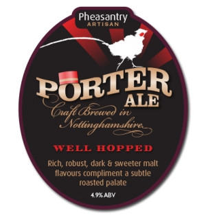 Pheasantry Brewery Porter