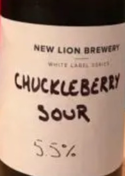 New Lion Brewery White Label Chuckleberry Sour