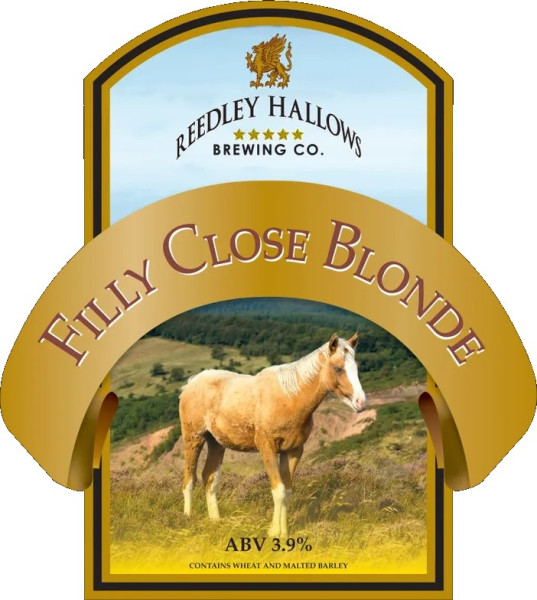 Reedley Hallows Brewing Co. Filly Close Blonde