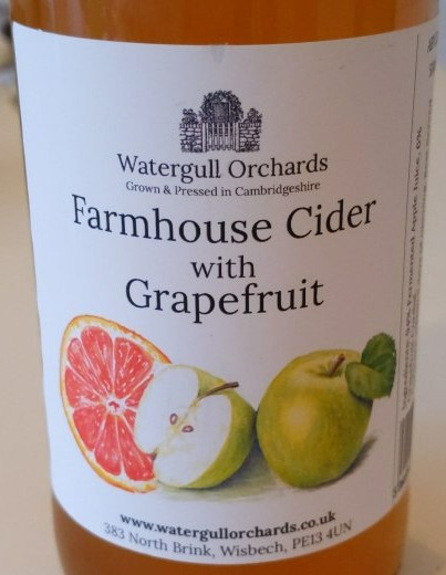 Watergull Orchards Farmhouse Cider with Grapefruit