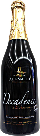 AleSmith Brewing Company Decadence 2013