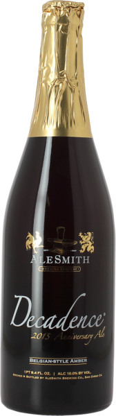 AleSmith Brewing Company Decadence 2015