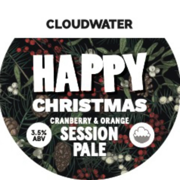 Cloudwater Brew Co Happy Christmas - Cranberry & Orange