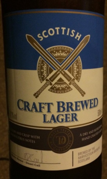 Sainsbury's Taste The Difference - Scottish Craft Brewed Lager