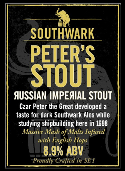 Southwark Brewing Company Peter's Stout