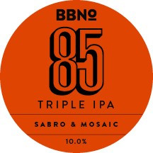 Brew By Numbers 85 Triple IPA - Mosaic & Sabro