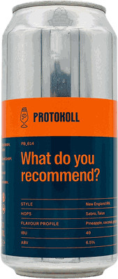 Protokoll PB_014 What Do You Recommend?
