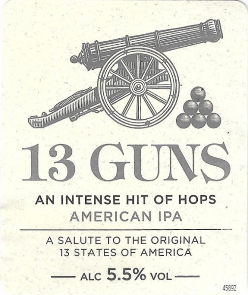 Thwaites Brewery Crafty Dan - 13 Guns