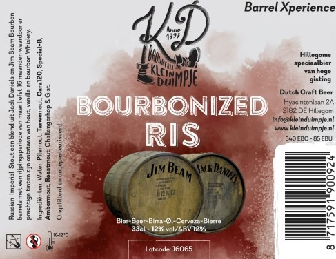Brouwerij Klein Duimpje Barrel Xperience Bourbonized RIS
