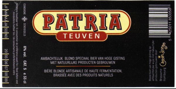 Brasserie Grain d'Orge Patria Teuven
