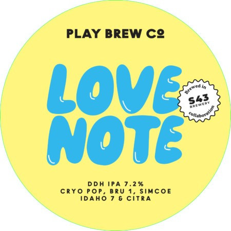 Play Brew Co Love Note