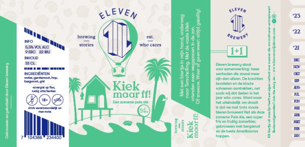 Brouwerij Eleven Kiek Maar FF!
