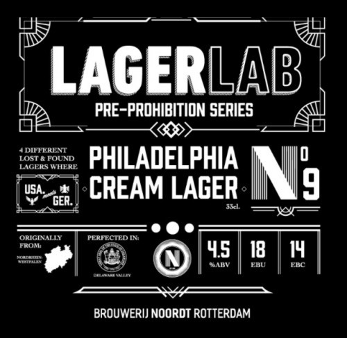 Brouwerij Noordt LagerLab N°9 - Philadelphia Cream Lager