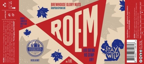 De Zoetermeerse Brouwerij (ROEM) ROEM Brewhouse Glory Nuts