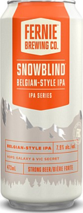 Fernie Brewing Company Snowblind Belgian Style IPA