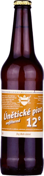 Únetický Pivovar (Únětické) Pivo 12° Nefiltrované