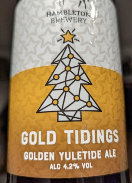 Hambleton Brewery Gold Tidings