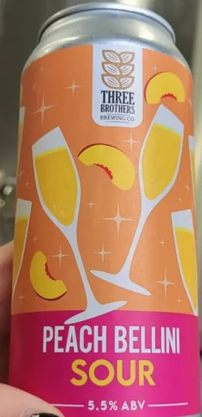 Three Brothers Brewing Co. Peach Bellini Sour