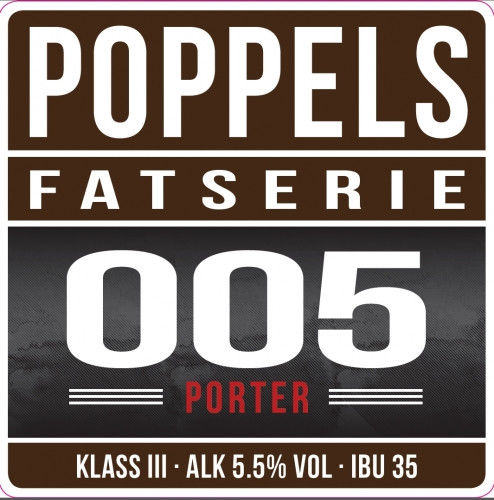 Poppels Bryggeri Fatserie 005 Porter